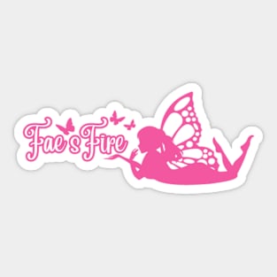 Fae's Fire Fairy Sticker